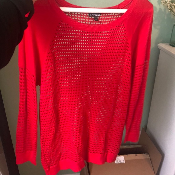 Express Red Sweater - Picture 2 of 3